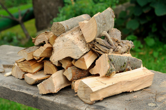 accurate armful of firewood