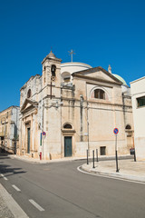 Fototapeta na wymiar Church of Carmine. Rutigliano. Puglia. Italy. 