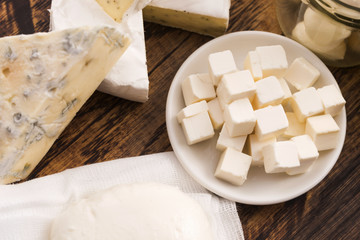 different kinds of cheese