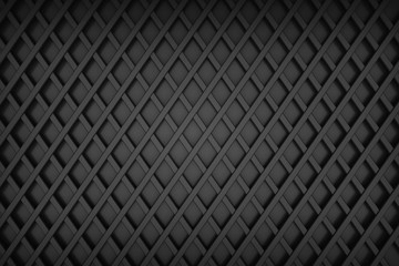 diamond line grid background metal matrial 3d rendering