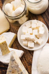 different kinds of cheese