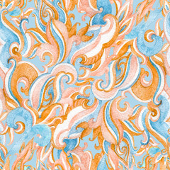 Paisley seamless pattern.