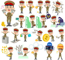 military wear japan style man money