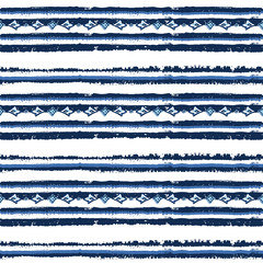 Hand drawn striped seamless pattern,  tribal vintage background, ethnic print