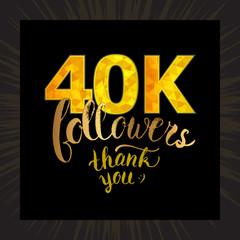 followers 40K