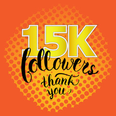 followers 15K
