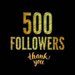 500 followers