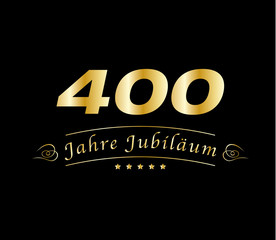 400 Jahre gold jubiläum