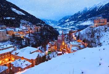 Mountains ski resort Bad Gastein Austria