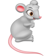 Cartoon mouse illustration 