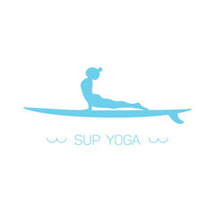 SUP Yoga blue