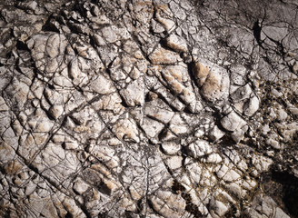 old rugged surface limestone rocks