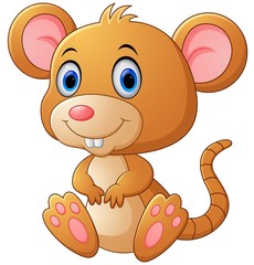Cute mouse cartoon