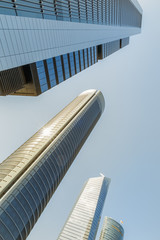 Fototapeta premium skyscraper in Madrid