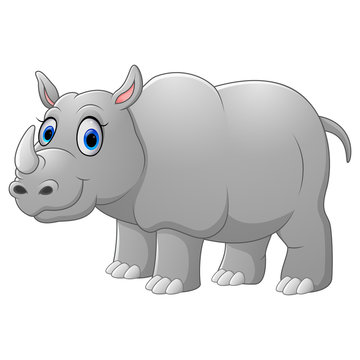 Cute Cartoon rhino