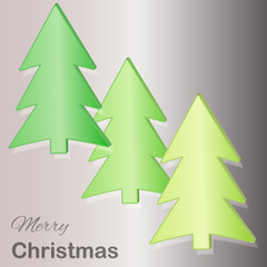 Obraz premium Weihnachtsbäume