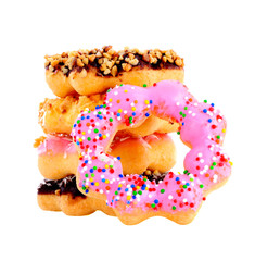doughnut  isolated on  white background