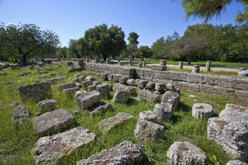 Olympia archeological site
