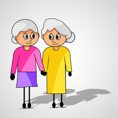 Grand Parents Day background 