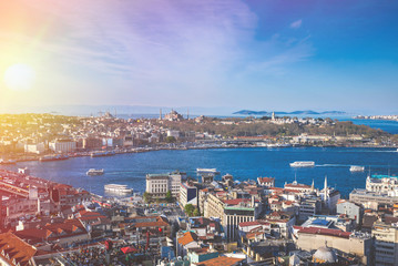 Fototapeta premium Istanbul the capital of Turkey, eastern tourist city.