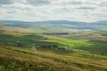 Ribblehead Viaduct in the Yorkshire Dales National Park