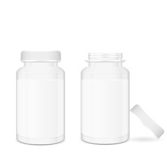 Opened and closed medical pill boxes