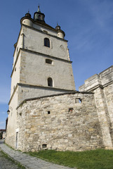 Fototapeta na wymiar Bell tower of the Armenian Cathedral of Kamyanets-Podilsky, Ukraine