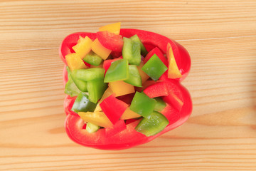 Colourful pepper