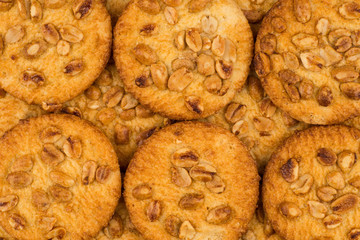 Cookies with peanuts.