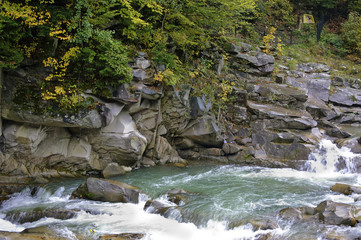 Rapids of River Prut