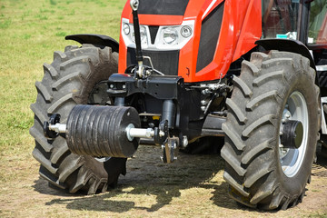 Obraz premium Front part of a tractor