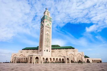 Fotobehang Hassan II Mosque © saiko3p