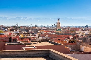 Marrakesh aerial view