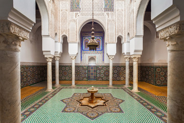 Mausoleum Moulay Ismail - obrazy, fototapety, plakaty