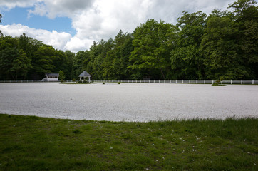 Riding arena.