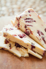 cheese with cranberry