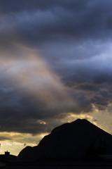 Sunset in the Austrian Alps