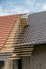 Dach wird neu gedeckt