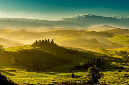 Val d'orcia , Toscane