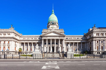 Fototapeta na wymiar Argentine National Congress Palace