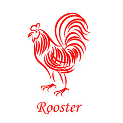 Vector element of design logo, greeting card, poster, clothing, postcard, calendar and invitation for party event happy new year rooster 2017.