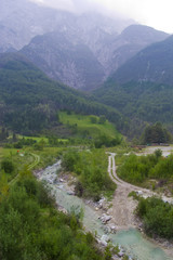 Fototapeta na wymiar Julian alps,Slovenia