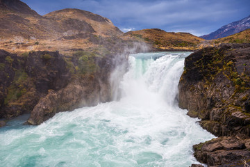 Fototapeta na wymiar The Salto Grande Waterfall