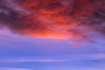 Fototapeta na wymiar The sky in twilight time background.