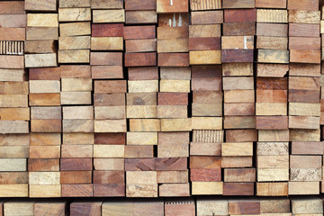 stack of wooden panel
