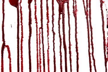 set 8. bloodstains on isolated white background