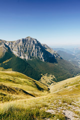 Monte Bove, montagna degli appennini nel centro Italia