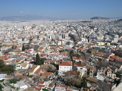 atene dall'alto