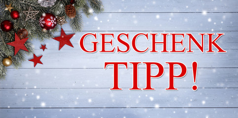Geschenke Tipp zu Weihnachten