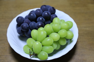 ピオーネとマスカット
